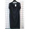 Image 1 : Black beaded cocktail dress, size M or L