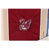 Image 3 : Three Swarovski Crystal SCS gifts including daisy head with bag of small daisies, red heart and swan