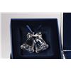 Image 2 : Five Swarovski Crystal collectibles including four Christmas ornaments and a candle