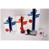 Image 1 : Three Swarovski Crystal SCS gifts including daisy head with bag of small daisies, red heart and swan