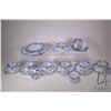 Image 1 : Selection of vintage Shelley "Dainty Blue" 051/28 bone china including seven cups and saucers, cream