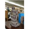 Image 1 : Kirsten Zuk, clay sculpture of a reclining nude woman, 16 1/2" in height, note: appears to have dama