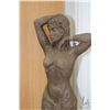 Image 2 : Kirsten Zuk, clay sculpture of a standing woman, 26" in height