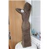 Image 4 : Kirsten Zuk, clay sculpture of a standing woman, 26" in height