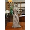 Image 1 : Kirsten Zuk, clay sculpture of a standing nude woman, 17" in height