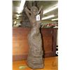 Image 1 : Kirsten Zuk, clay sculpture of a standing nude woman, 21" in height