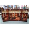 Image 1 : Mercana Decor triptych birch trees in autumn including two 40" X 20" side pieces and 40" X 40" cente