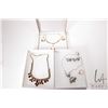 Image 1 : Selection of vintage and collectible costume jewellery including gold tone and ruby like gemstone ne