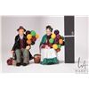 Image 2 : Two Royal Doulton figurines including "The Old Balloon Seller" HN1315 and "The Balloon Man" HN1954
