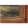 Image 3 : Unidentified artist signed acrylic on canvas painting depicting a farmer plowing with horses, 25 1/4