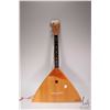 Image 1 : Russian Balalaika three string instrument with two toned wooden body
