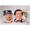 Image 1 : Two Royal Doulton character jugs including "Lewis Carroll" D7096 and "Beefeater" D6206