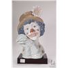 Image 1 : Lladro "Melancholy" porcelain bust, model 5542, 12" in height and includes wooden plinth