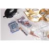 Image 3 : Selection of Swarovski loose crystal gemstones and masks plus assorted other crystal gemstones