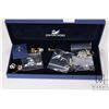Image 1 : Selection of Swarovski pins plus a star pendant and diamante style elephant