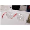 Image 3 : Selection of Swarovski crystal branded items including necklace stand, pins, plaques, paperweights e