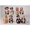 Image 1 : Eight Royal Doulton "Doultonville" toby jugs including Mr. Furrow, Alderman Mace, Charlie Cheer, Dr.