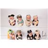 Image 2 : Eight Royal Doulton "Doultonville" toby jugs including Mr. Furrow, Alderman Mace, Charlie Cheer, Dr.