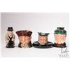 Image 1 : Royal Doulton tobacco set including Mr. Pickwick table lighter, Old Charley ashtray and Parson Brown