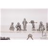 Image 5 : Selection of pewter miniatures including Michael Ricker Santaville etc.