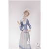 Image 2 : Two Lladro figurines including Aranjuez Little Lady #4879, note: missing umbrella shaft and The Debu