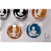Image 4 : Selection of French Baccarat Crystal Cameo paperweight including Queen Elizabeth, Duke of Edinburgh,