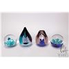 Image 1 : Four Caithness, Scotland numbered paperweights including "Jack in the box #771", "Floral Illusion #1