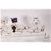 Image 4 : Tray lot of Limoges collectibles including miniature ornaments, lidded jar and lovestory plate plus 