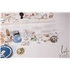 Image 5 : Tray lot of Limoges collectibles including miniature ornaments, lidded jar and lovestory plate plus 
