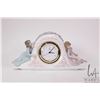 Image 1 : Lladro "Two Sister" #5776 quartz mantel clock