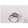 Image 3 : 10kt white gold, genuine pearl and diamond accent ring, size 6
