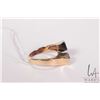 Image 2 : 14kt yellow and white gold "Cubist" ring set with eight small accent diamonds, size 7.25