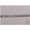 Image 1 : 14kt white gold and diamond necklace, set with 5.00cts of brilliant cut round natural diamonds. Reta