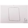 Image 2 : 14kt white gold and diamond necklace, set with 5.00cts of brilliant cut round natural diamonds. Reta