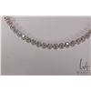 Image 1 : 10kt white gold and diamond bracelet, set with 1.00cts. of round full cut natural diamonds, 7" in le