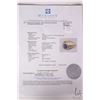 Image 4 : Gent's 10kt yellow gold ring set with synthetic blue star sapphire and .005cts of round single cut d