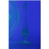 Image 4 : Vintage Uranium glass 12" leaf motif plate, pitcher and small bud vase