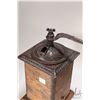 Image 2 : Vintage Hoosier style galvanized tin flour bin, a lidded Marshall Pottery stoneware crock and a coff