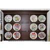 Image 1 : Wall mounted nine compartment display rack 46" H X 63" W. Note: Unavailable for shipping. Local pick