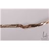 Image 2 : 10kt yellow gold 17" herringbone neck chain
