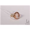 Image 1 : 10kt yellow gold cameo ring, size 6.75