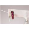 Image 1 : 14kt yellow gold earrings set with 1.40cts of channel set genuine ruby gemstones