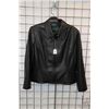 Image 1 : Danier Leather woman's black zippered jacket, size medium