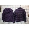 Image 6 : Ladies Eddie Bauer quilted jacket and a Columbia hooded wind breaker, both size medium