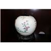 Image 3 : Chinese enameled porcelain ginger jar featuring and domestic garden scene, with black wooden lid and