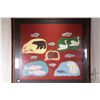 Image 1 : Inuit art hand made wool applique Kiluk featuring animals and birds, overall dimensions including fr