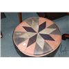 Image 2 : Vintage leather Moroccan pouf, note: some distressing, see photos