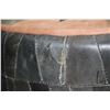 Image 6 : Vintage leather Moroccan pouf, note: some distressing, see photos