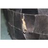 Image 7 : Vintage leather Moroccan pouf, note: some distressing, see photos