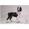 Image 1 : Antique cast iron Boston Terrier door stop, possibly manufactured by Hubley, 9 3/4" in height